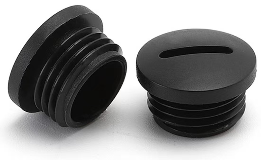 Black blanking plug